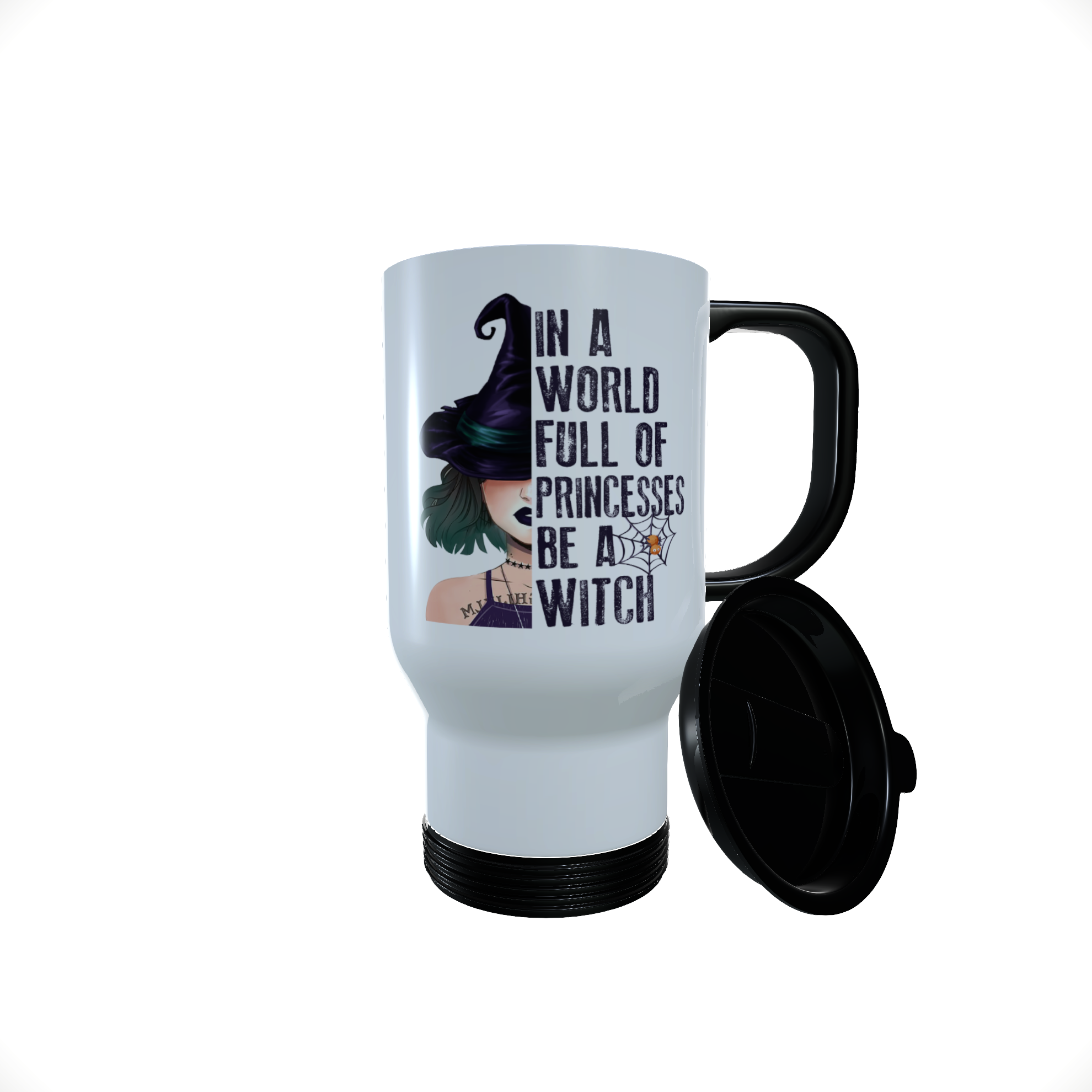 Be A Witch Travel Mug, Witch Travel Mug, Thermal Coffee Mug